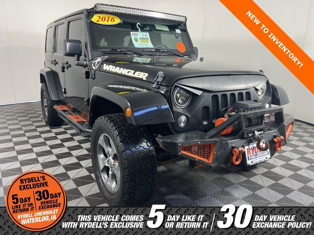 2016 Jeep Wrangler Unlimited Sahara