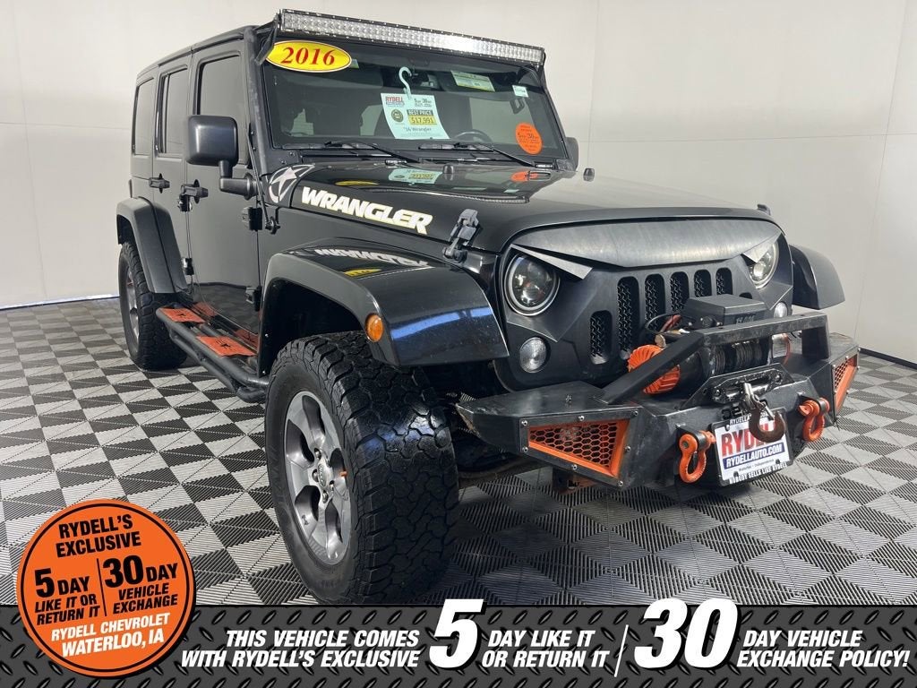 2016 Jeep Wrangler Unlimited Sahara