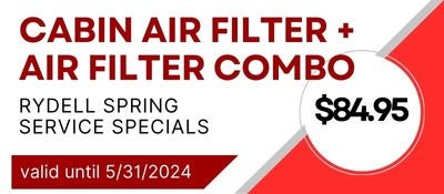 Cabin Air Filter + Air Filter Combo