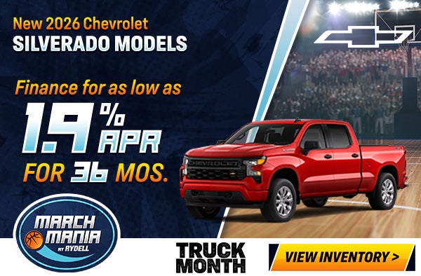 1.9% APR available on 2026 Silverado models!
