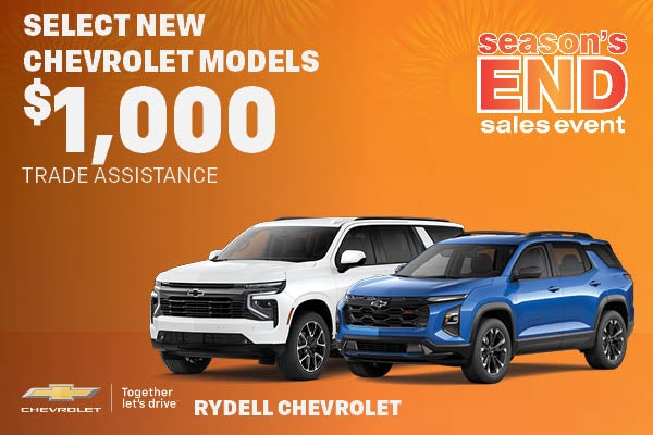 Select New Chevrolet Models