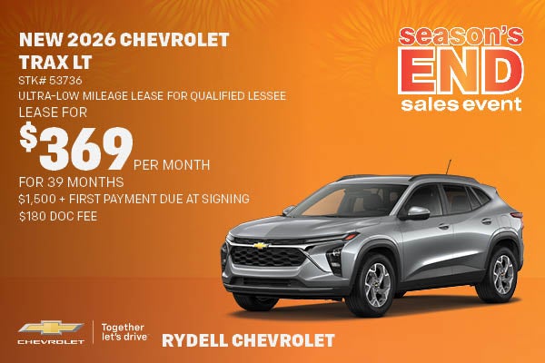 New 2026 Chevrolet Trax LT