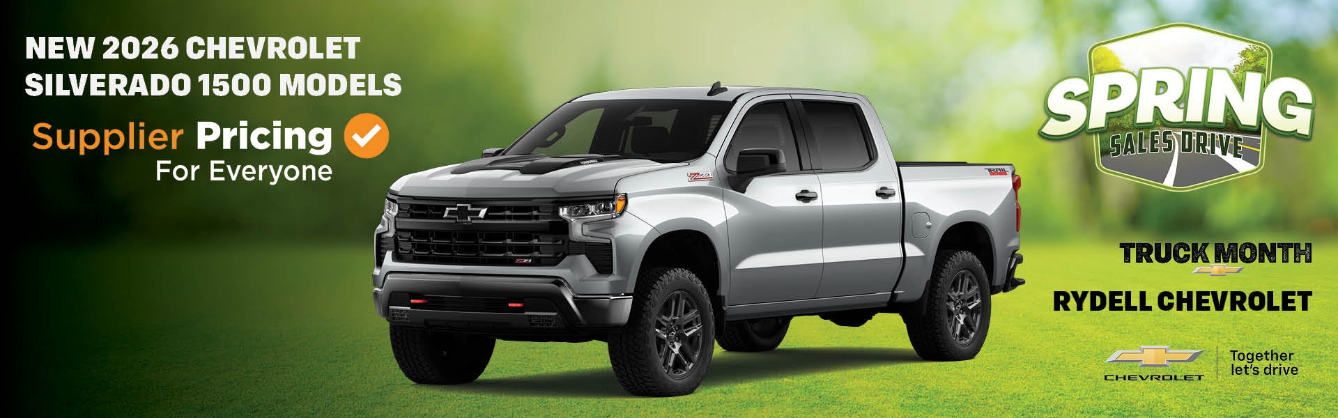 New 2026 Silverado 1500's Supplier Pricing For Everyone