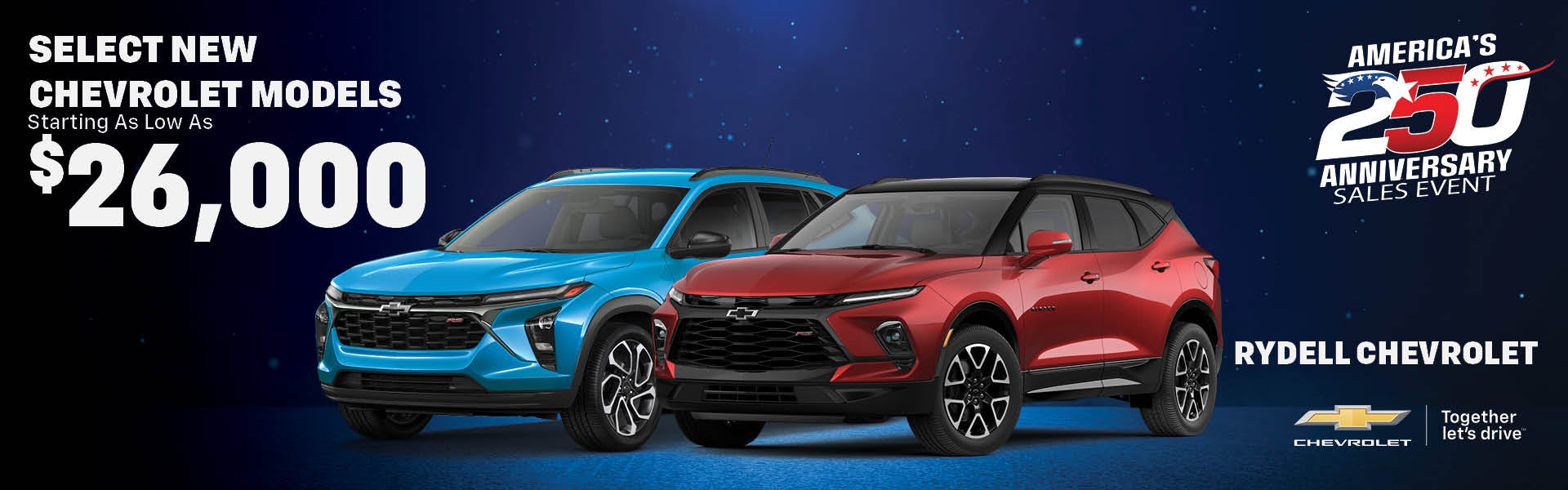 Select New Chevrolet Models