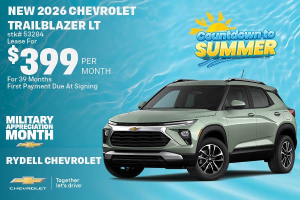 New 2026 Chevrolet Trailblazer LT