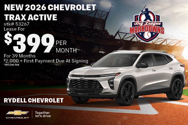 New 2026 Chevrolet Trax Active