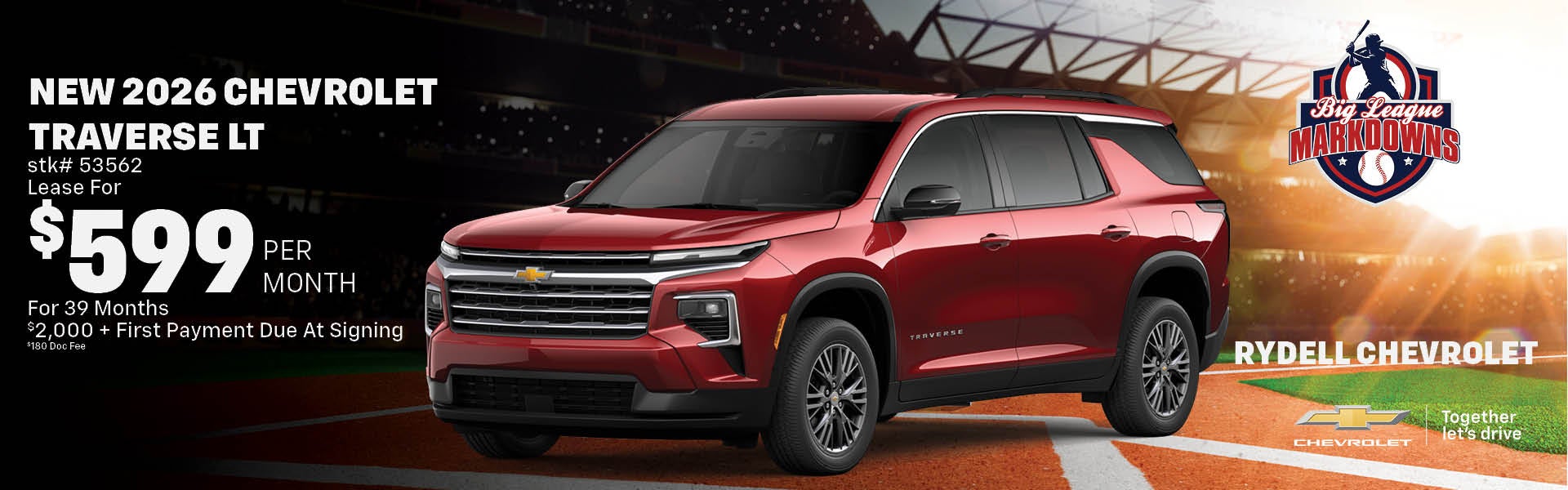 New 2026 Chevrolet Traverse LT