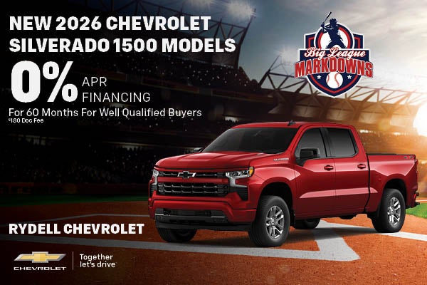 New 2026 Chevrolet Silverado 1500 Models