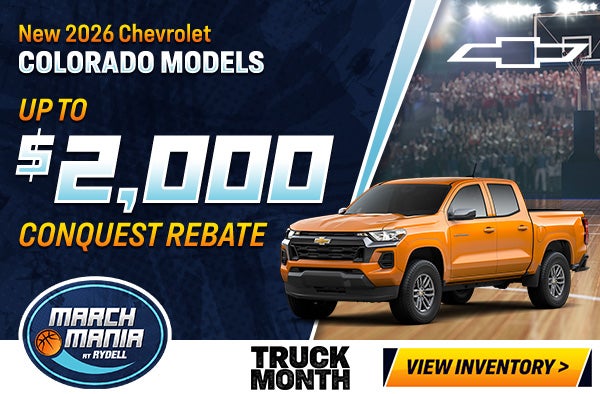 Up to $2,000 Conquest Rebate on Colorados